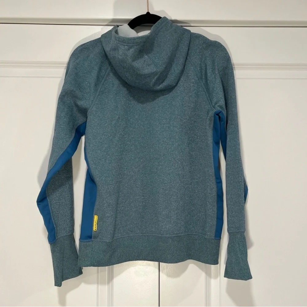 Nike Women’s Blue Teal Gray LiveStrong Pullover Hoodie in Size Medium